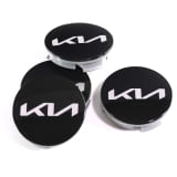 Jeu de cache moyeu noir brillant 49 mm nouveau logo original Kia