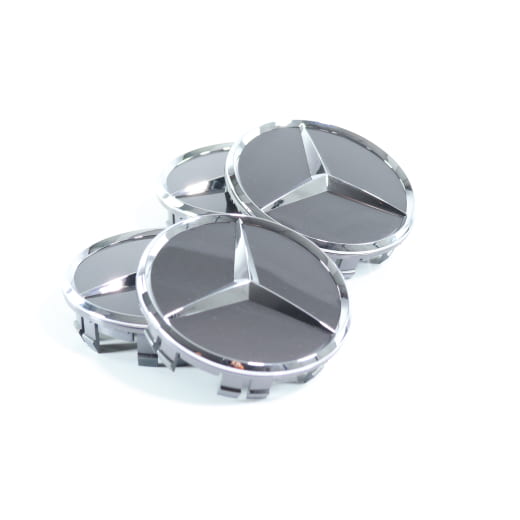 Kit de cache moyeu gris tantale 66,8 mm Original Mercedes-Benz | A0004003800 7519
