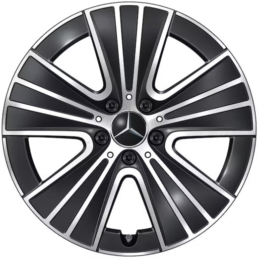 Jeu de jantes 18 pouces GLC SUV X254 noir à 5 branches | A2144012800 7X23-X254