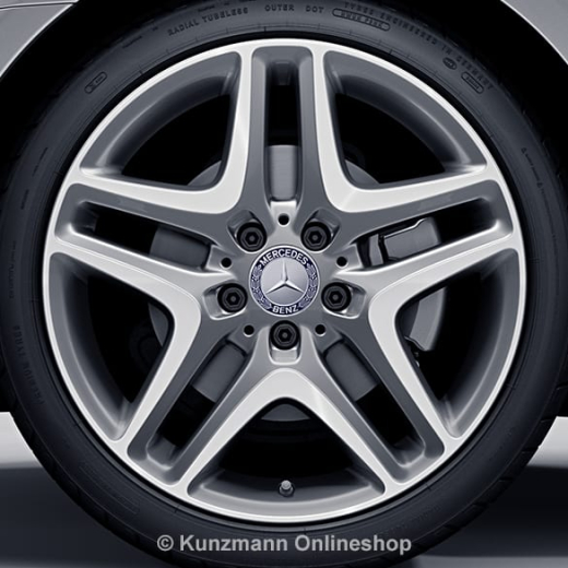 Jeu de jantes 18 pouces SLC R172 Original Mercedes-Benz argent palladium | A1724011602/17027X19