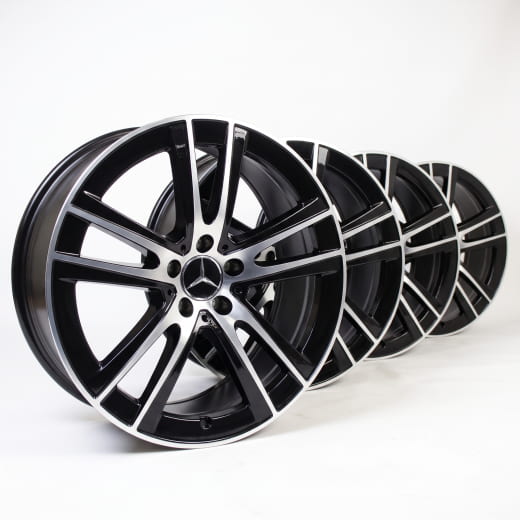 Lot de jantes 19 pouces GLC Coupé C254 noir Original Mercedes-Benz | A2544015700/5900 7X23-C254