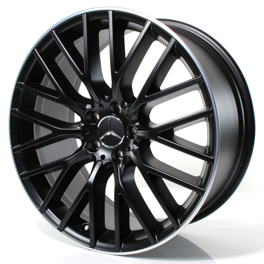 Jeu de jantes 20 pouces Classe S 223 rayons en Y noir mat Original Mercedes-Benz | A22340138/39007X71