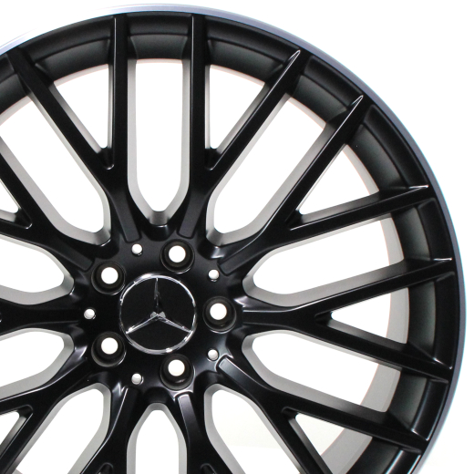 Jeu de jantes 20 pouces Classe S 223 rayons en Y noir mat Original Mercedes-Benz | A22340138/39007X71