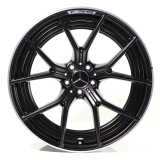 Jeu de jantes AMG 21 pouces AMG GT 4 portes à branches croisées noir mat original Mercedes-AMG