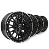 Jeu de jantes AMG 21 pouces à branches multiples AMG EQE 43/53 noir mat Original Mercedes-AMG