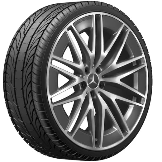 Jeu de jantes AMG 22 pouces GLE V167 gris Original Mercedes-AMG | A1674014501/4601 7Y51-V167
