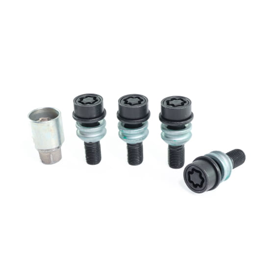Kit d'écrous antivol noirs M14 x 1,5 x 44 d'origine Mercedes-Benz | A0019901107