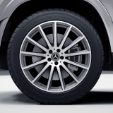 Jeu de jantes AMG 22 pouces GLS SUV X167 multibranches gris himalaya original Mercedes-Benz