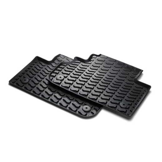 Set de tapis de sol en caoutchouc 2 pièces arrière Audi Q5 FY | 80A061511 041