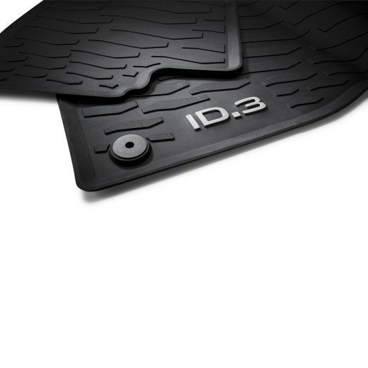 Jeu de tapis de sol en caoutchouc 5 pièces avant VW ID.3 d'origine Volkswagen | 10B061500 82V