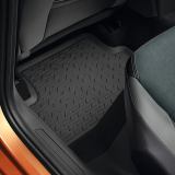 Set de tapis de sol en caoutchouc 2 pièces arrière Polo VI 6 original Volkswagen