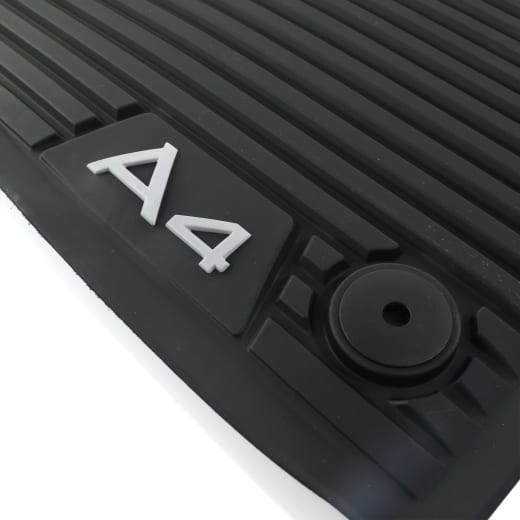Juego de alfombrillas de goma de 2 piezas delanteras A4 Original Audi | 8W1061501 041