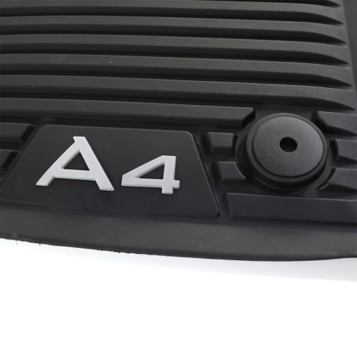 Juego de alfombrillas de goma de 2 piezas delanteras A4 Original Audi | 8W1061501 041