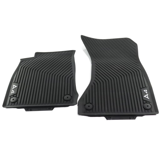 Juego de alfombrillas de goma de 2 piezas delanteras A4 Original Audi | 8W1061501 041