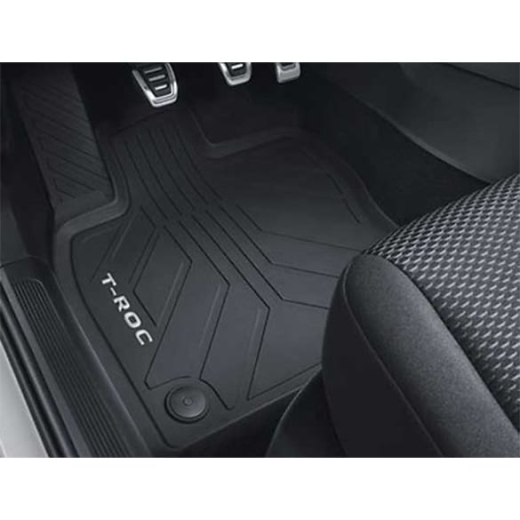 Juego de alfombrillas de goma delante y detrás 4 piezas T-Roc Volkswagen original | 2GA061500 82V