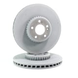 Juego de discos de freno delanteros GLC C253 X253 A0004212812 Original Mercedes-Benz