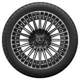 Juego de llantas AMG de 20 pulgadas EQB X243 multirradio negro torneado brillante Original Mercedes-Benz