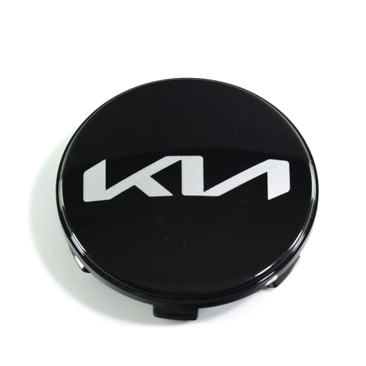 Juego de tapacubos negro brillante 50mm nuevo logo original Kia | 66400ADE91BLBR-Set