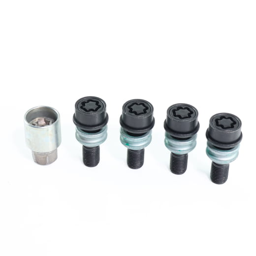 Juego de tornillos antirrobo negro M14 x 1,5 x 44 Original Mercedes-Benz | A0019901107