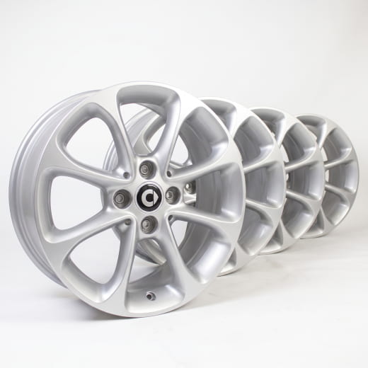 Juego de llantas de 15 pulgadas smart 453 plata vanadio | A4534013900/4000