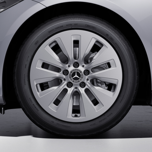 Llantas 17 pulgadas Clase C 206 rueda de 10 orificios plata original Mercedes-Benz | A2064017000-7X45