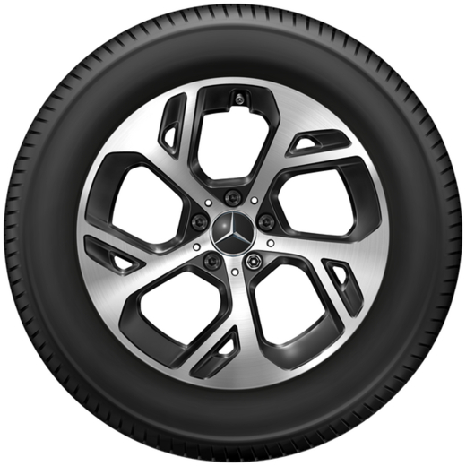 Juego de llantas de 18 pulgadas GLC Coupé C254 negro Original Mercedes-Benz | A2544010100 7X23-C254