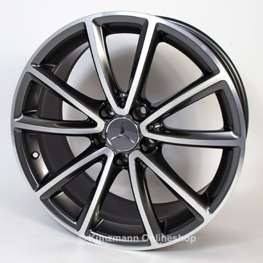 Juego de llantas de 18 pulgadas SLC R172 Original Mercedes-Benz tremolit-metallic | A1724012000/2100-7X44