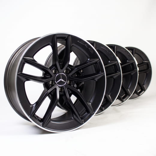 Llantas AMG GT X290 19 pulgadas 5 radios dobles negro mate originales Mercedes-AMG | A29040102/0300-7X71