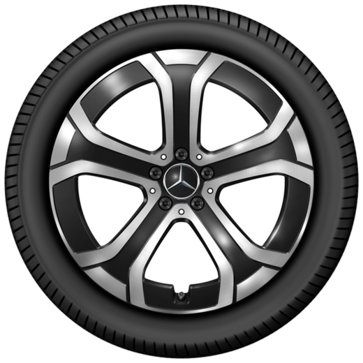 Juego de llantas de 20 pulgadas GLC Coupé C254 negro de 5 radios | A2544010300 7X23-C254