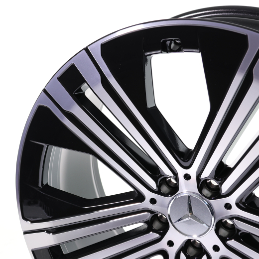 Llantas de 22 pulgadas EQS V297 negro original Mercedes-Benz | A2974011200 7X23-B