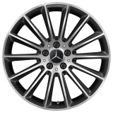 Juego de llantas AMG 19 pulgadas para B-Klasse W247, rueda multirradio, negro, original Mercedes‑Baj