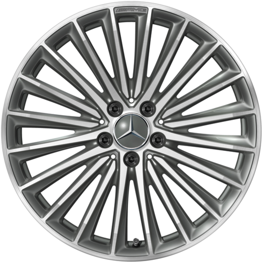 Juego de llantas AMG 19 pulgadas SL R232 gris titanio | A2324011900/2000 7X21