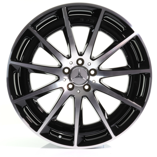 Llantas AMG de 21 pulgadas EQS V297 negro Original Mercedes-Benz | A2974011400-7X23