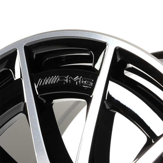 Llantas AMG de 21 pulgadas EQS V297 negro Original Mercedes-Benz | A2974011400-7X23