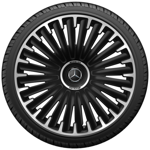 Juego de llantas AMG 22 pulgadas EQE SUV X294 multirradio negro mate | A2944011600 7X36-X294