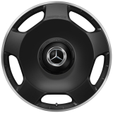 Juego de llantas forjadas AMG de 23 pulgadas GLS 63 AMG X167 de 5 orificios negro mate original Mercedes-AMG