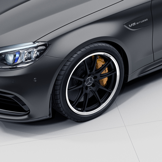 C 63 AMG llantas forjadas 19 y 20 pulgadas C-Klasse 205 negro mate Original Mercedes-Benz | A2054017400/7500-7X71