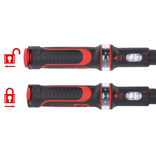 Juego de llave dinamométrica 1/2" ERGOTORQUEprecision KS Tools | 516.1905