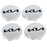 Juego de tapacubos plata 50 mm nuevo logo Original Kia