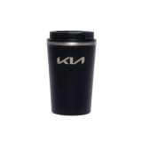 Kaffeebecher 350ml Edelstahl Schwarz Original KIA