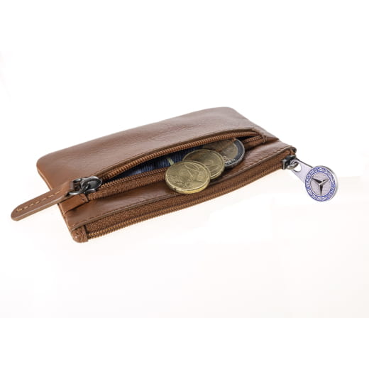 Key case wallet Cognac leather Genuine Mercedes-Benz | B66058308