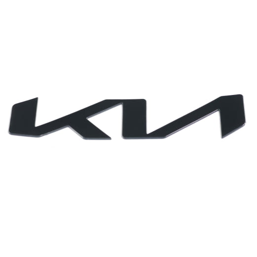 Logo Kia noir hayon capot avant 190mm | KIA-logo-black-190