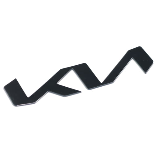 Logo Kia noir hayon capot avant 190mm | KIA-logo-black-190