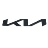 KIA logo opschrift zwart achterklep motorkap voorkant 171mm