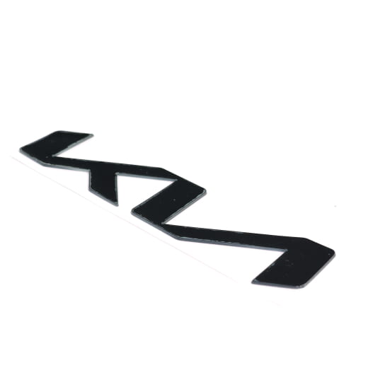 Scritta logo Kia nero portellone cofano frontale 220mm | KIA-logo-black-220