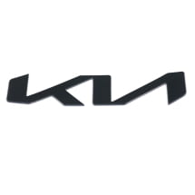 KIA-logo-tekst zwart achterklep motorkap voorzijde 190mm | KIA-logo-black-190
