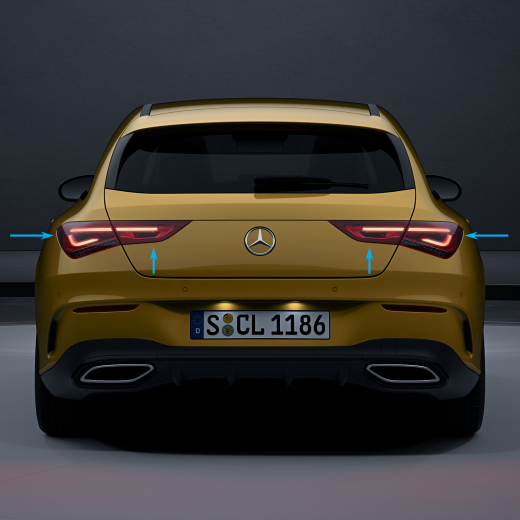 Kit de feux arrière LED CLA 118 Original Mercedes-Benz | Rückleuchten-CLA-118