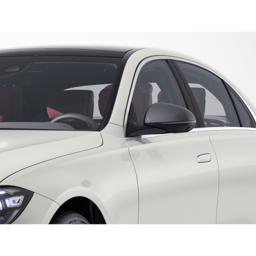 Cache rétroviseur AMG en carbone Classe S 223 Mercedes-AMG | Spiegelkappen-Carbon-223
