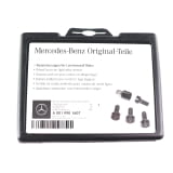 Jeu d'antivols de roue noir M14 x 1,5 x 27 Original Mercedes-Benz