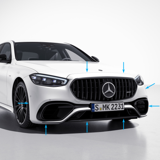 Retrofit paraurti anteriore S63 E Performance AMG Classe S 223 | 223-Front